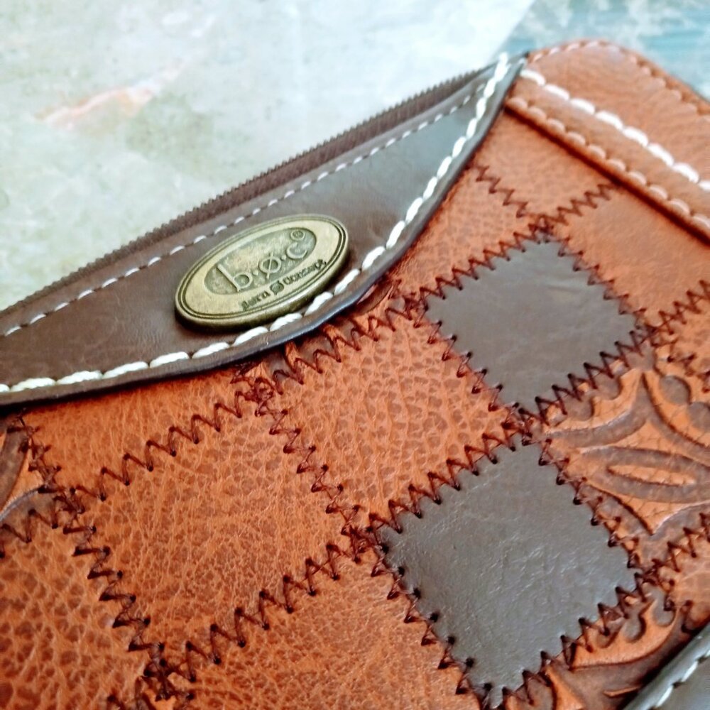 BØC Born Concept Leather Clutch Wristlet Wallet NWOT Retail $40